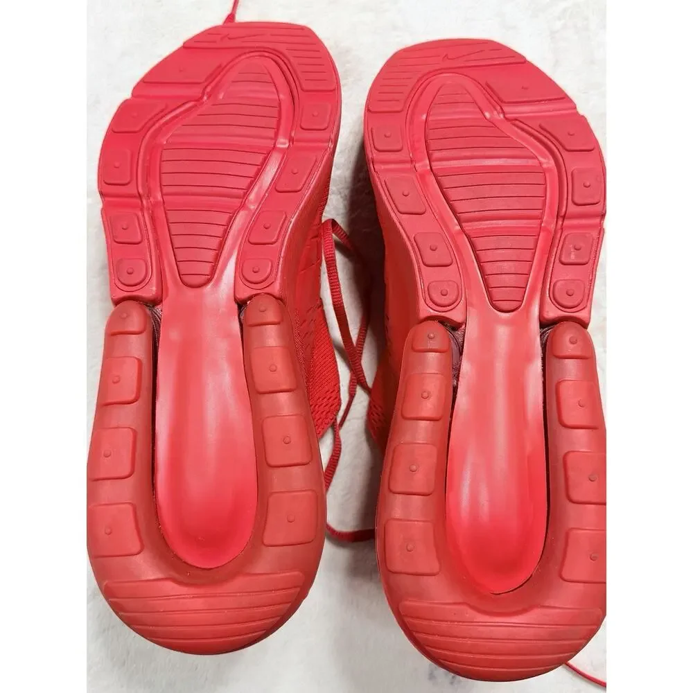 Nike Air Max 270 Triple Red University Red Sneakers CV7544-600 Mens Size 12